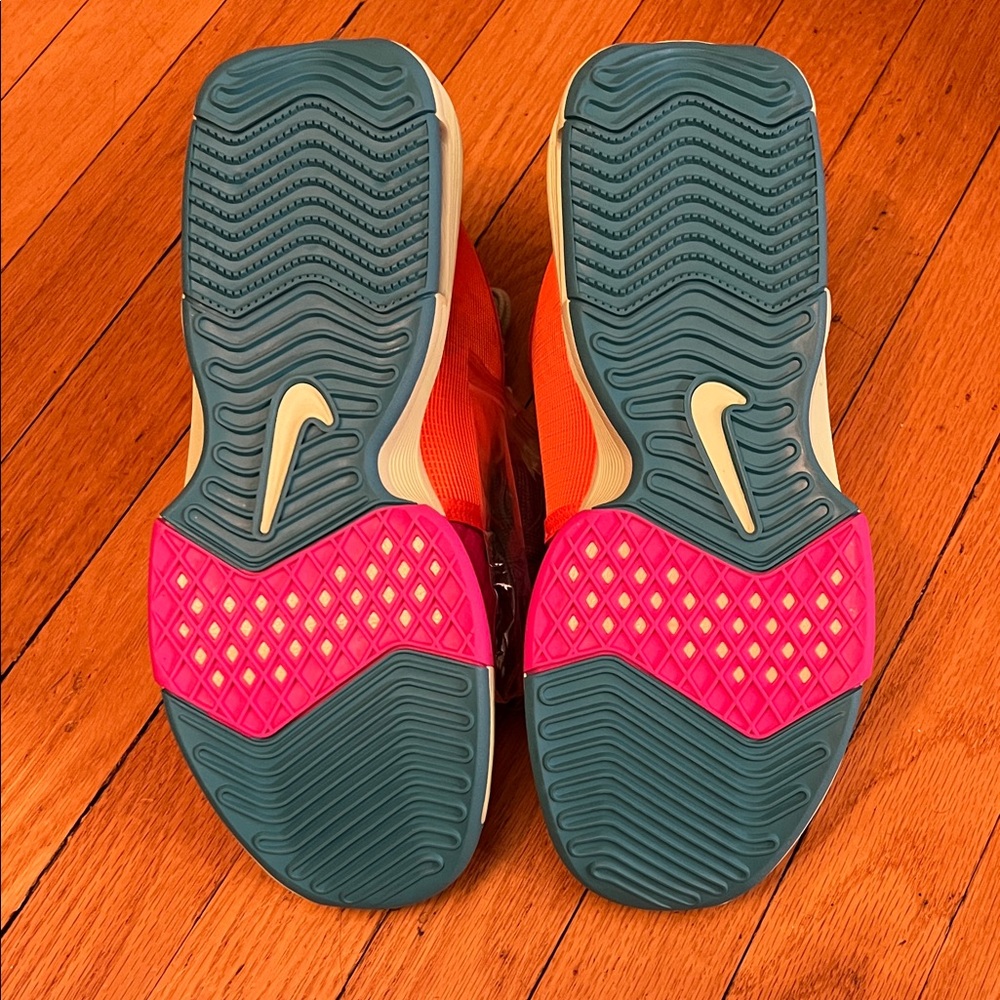 Nike' Orange and Pink Sneakers - Picture 10 of 14